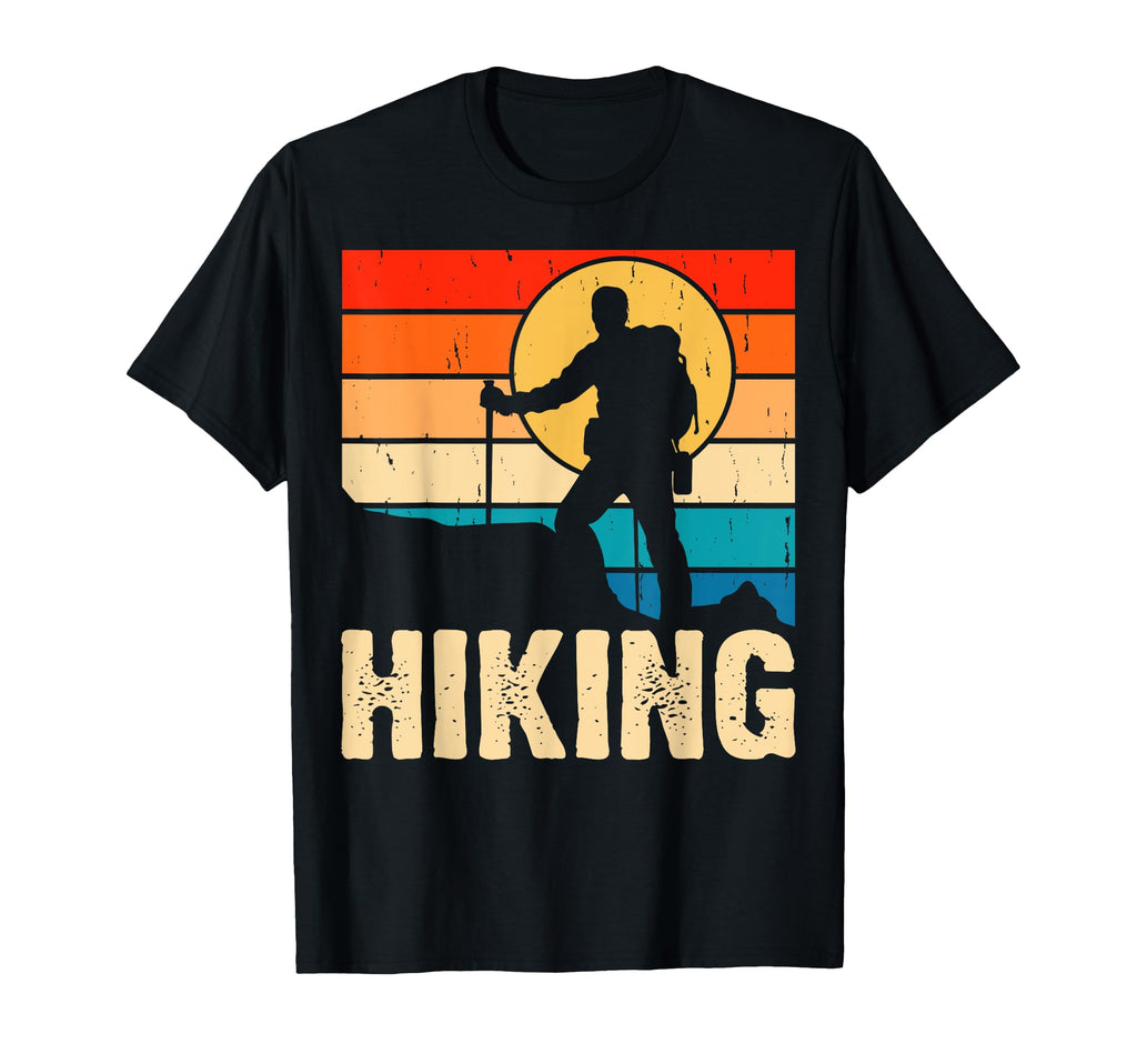 Sunset Hiking Mountain Dad Camper T-Shirt - Aesthetic Graphic for Adults - T-Shirt, Sweatshirt, Hoodie