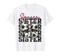 Soccer Sister Funny Coquette Bow T-Shirt - Trendy Graphic for Adults - T-Shirt, Sweatshirt, Hoodie