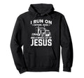I Run Caffeine Diesel And Jesus Road Hoodie - Graphic Print Men Women - T-Shirt, Sweatshirt, Hoodie