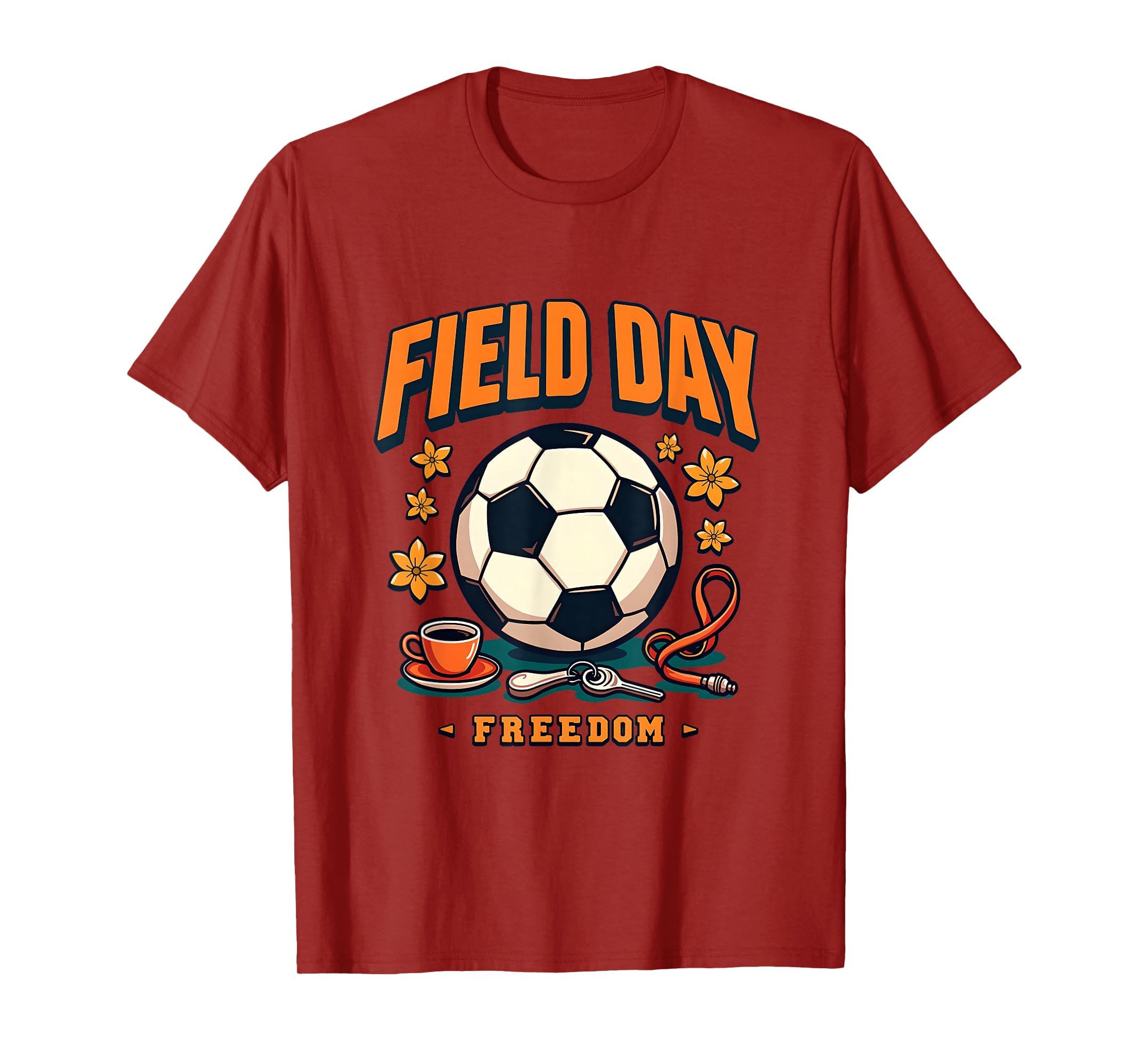Field Day Freedom Soccer Mom T-Shirt - Aesthetic Graphic Unisex - T-Shirt, Sweatshirt, Hoodie