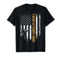 Usa Flag Korea Taekwondo Training Dad T-Shirt - Graphic Print Unisex - T-Shirt, Sweatshirt, Hoodie