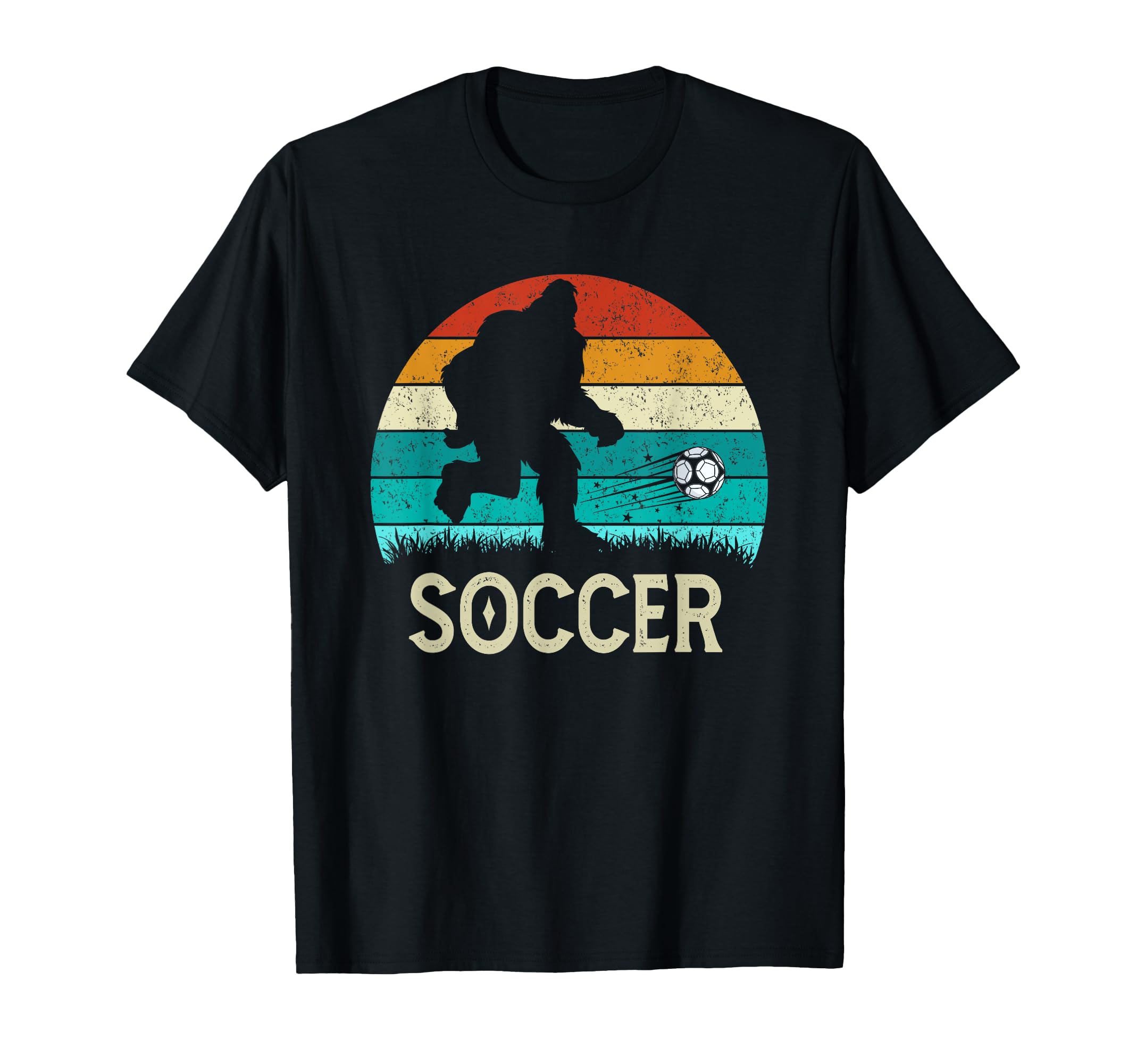 Bigfoot Playing Soccer Game Funny T-Shirt - Trendy Graphic Men Women - T-Shirt, Sweatshirt, Hoodie