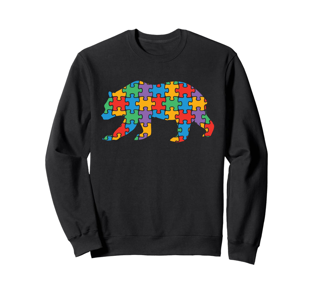 Autism Awareness Autistic Love Proud Sweatshirt - Graphic Print Men Women - T-Shirt, Sweatshirt, Hoodie