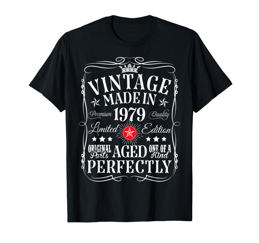 47Th Birthday Decorations 1979 47 Years Old T-Shirt - Trendy Graphic Unisex - T-Shirt, Sweatshirt, Hoodie