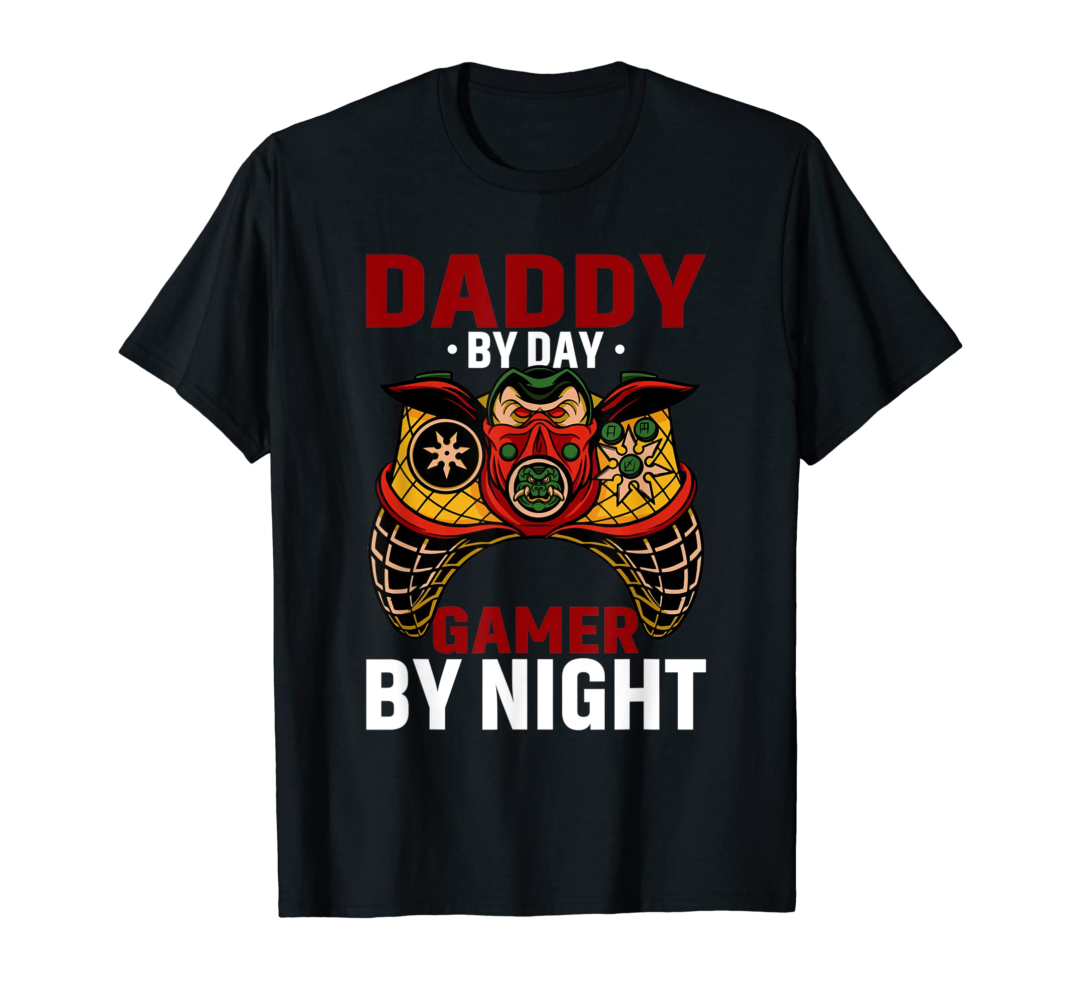 Daddy Day Gamer Night Video Gamer Dad T-Shirt - Graphic Print Unisex - T-Shirt, Sweatshirt, Hoodie