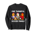 One Thankful Soccer Family Sweatshirt - Fun Novelty Design for Adults - T-Shirt, Sweatshirt, Hoodie
