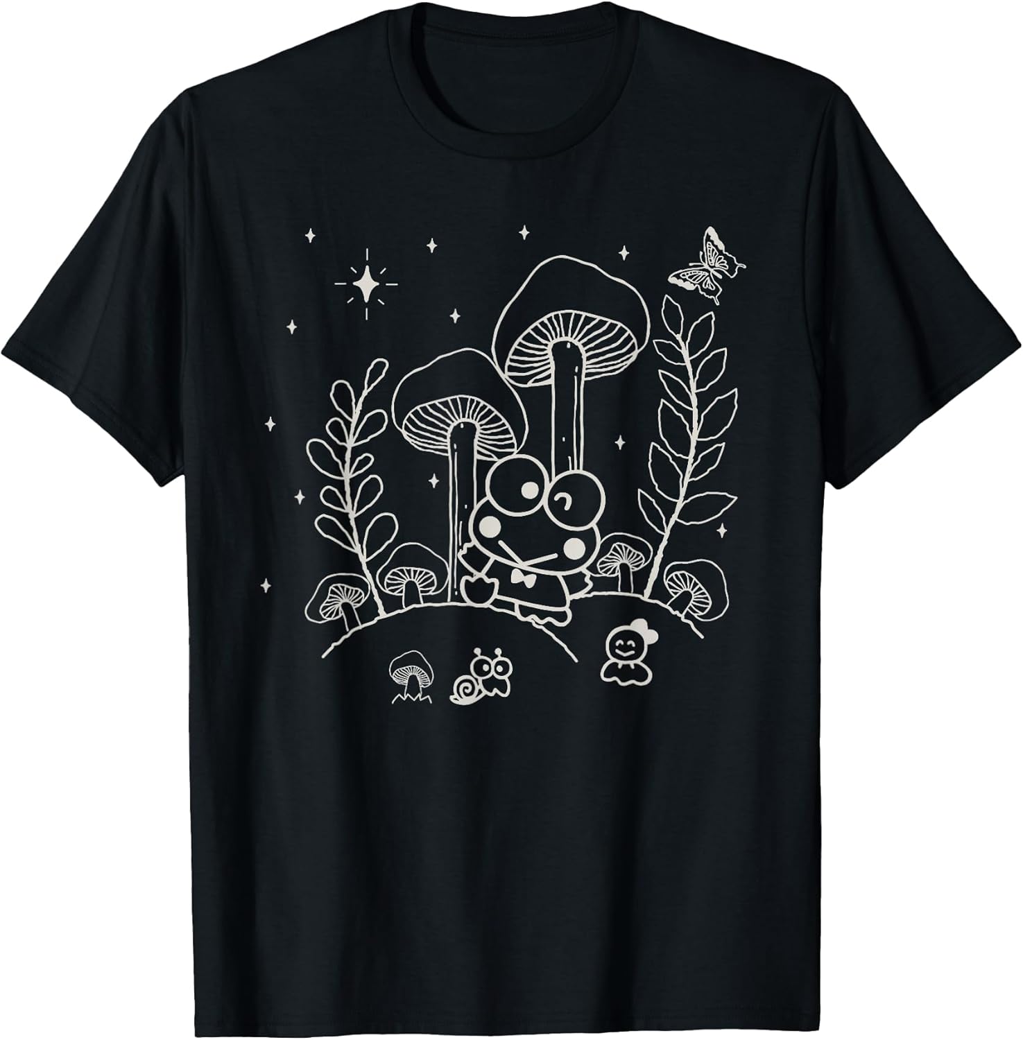 Keroppi Midnight Mushroom - Adult & Kids T-Shirts, Sweatshirts & Hoodies apparel design preview 1