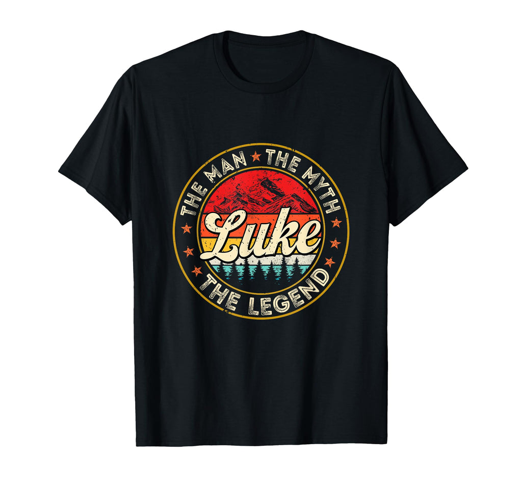 Luke Myth Legend Personalized Name T-Shirt - Fun Novelty Design for Adults - T-Shirt, Sweatshirt, Hoodie