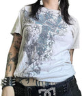 Women Grunge Y2k Teen Girl Gothic Short Sleeve - Adult & Kids T-Shirts, Sweatshirts & Hoodies apparel design preview 1