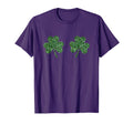 Shamrock Boobs Irish Boobies St Patricks T-Shirt - Minimalist Print Unisex - T-Shirt, Sweatshirt, Hoodie