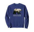 Papa Bear Forest Bear Sweatshirt - Casual Everyday Wear for Adults - T-Shirt, Sweatshirt, Hoodie
