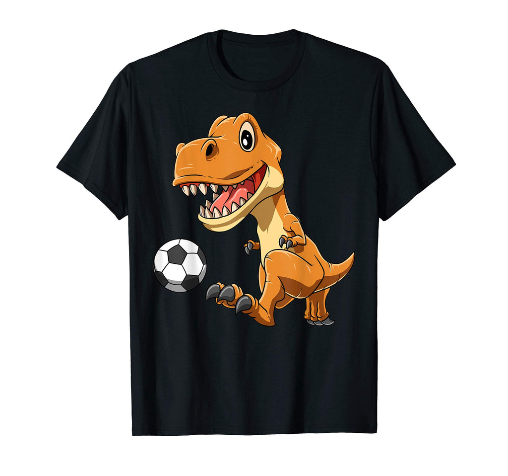 Dinosaur Soccer Dinosaur Playing T-Shirt - Casual Everyday Wear Unisex - T-Shirt, Sweatshirt, Hoodie