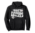 Busy Raising Ballers Baseball Soccer Mom Hoodie - Trendy Graphic Men Women - T-Shirt, Sweatshirt, Hoodie