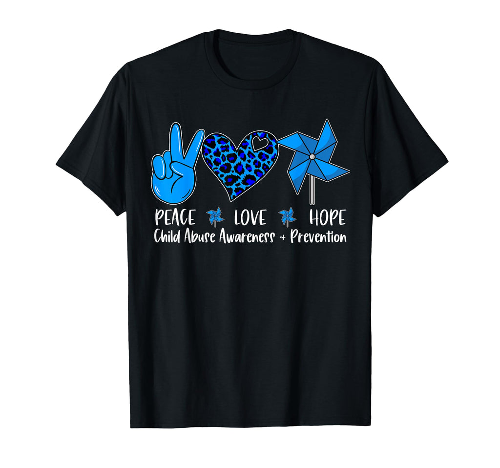 Peace Hope Love Child Abuse T-Shirt - Casual Everyday Wear Unisex - T-Shirt, Sweatshirt, Hoodie