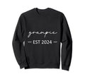 Grampie Est 2024 New Dad Dad Grandpa Sweatshirt - Unique Graphic Unisex - T-Shirt, Sweatshirt, Hoodie