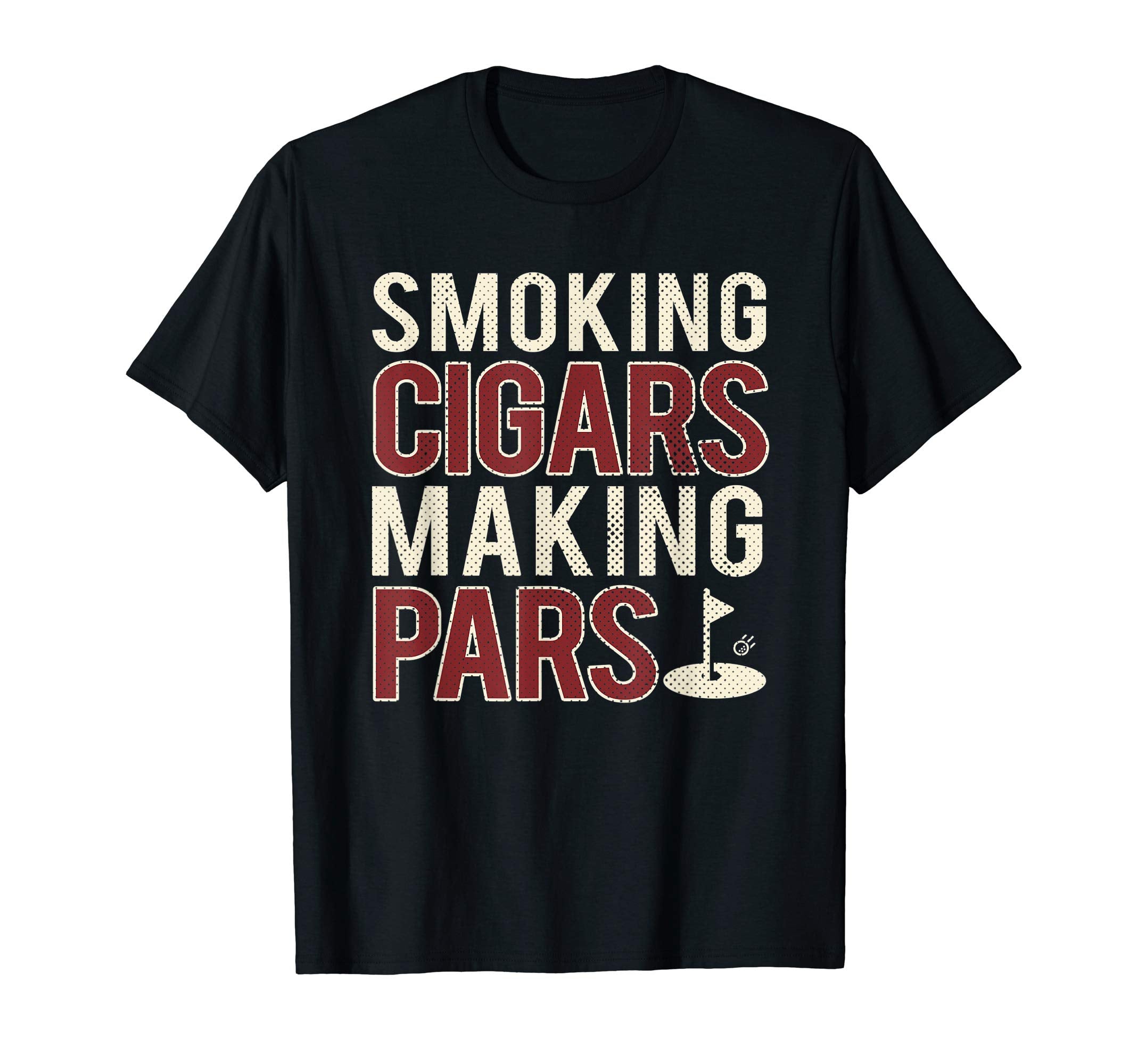Mens Funny Cigar Golf Dad T-Shirt - Unique Graphic Men Women - T-Shirt, Sweatshirt, Hoodie