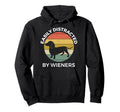 Easily Distracted Wieners Veterinarian Hoodie - Novelty Apparel for Adults - T-Shirt, Sweatshirt, Hoodie
