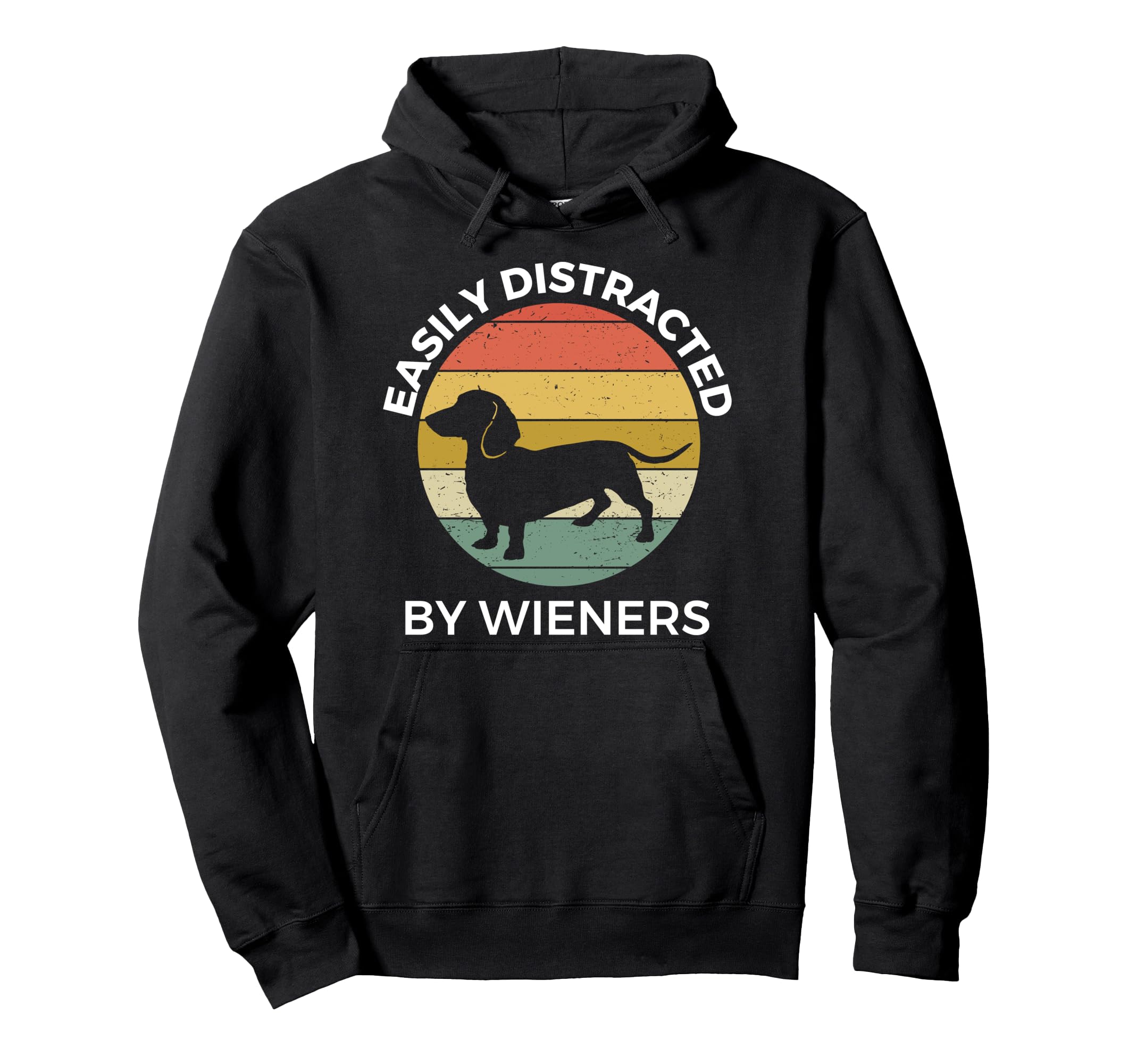 Easily Distracted Wieners Veterinarian Hoodie - Novelty Apparel for Adults - T-Shirt, Sweatshirt, Hoodie