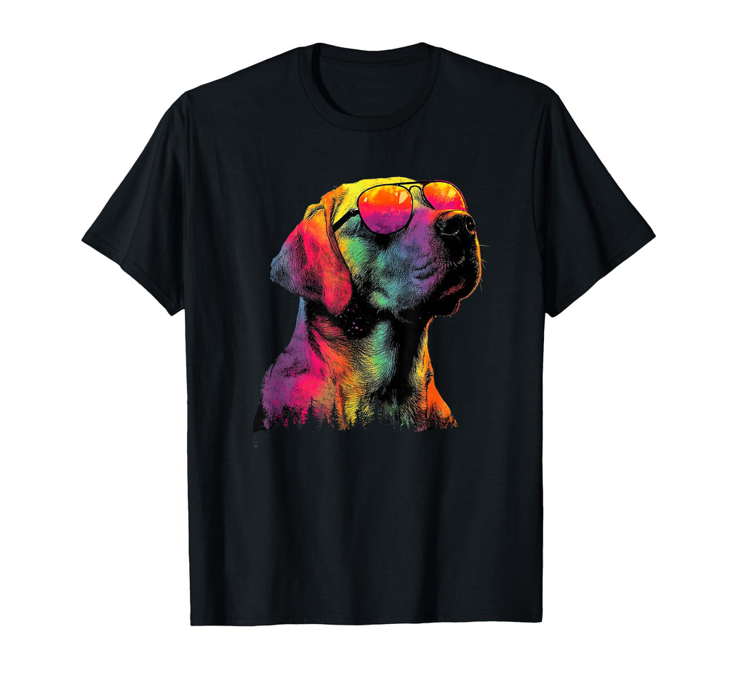Colorful Labrador Dad Funny Dog Lover T-Shirt - Streetwear Style Men Women - T-Shirt, Sweatshirt, Hoodie