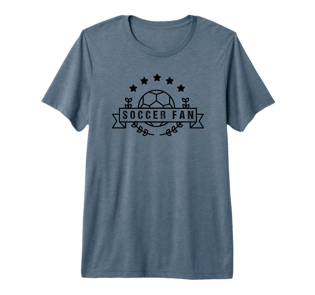 Soccer Fan Funny Soccer Sports Tri Blend T-Shirt - Trendy Graphic Men Women - T-Shirt, Sweatshirt, Hoodie