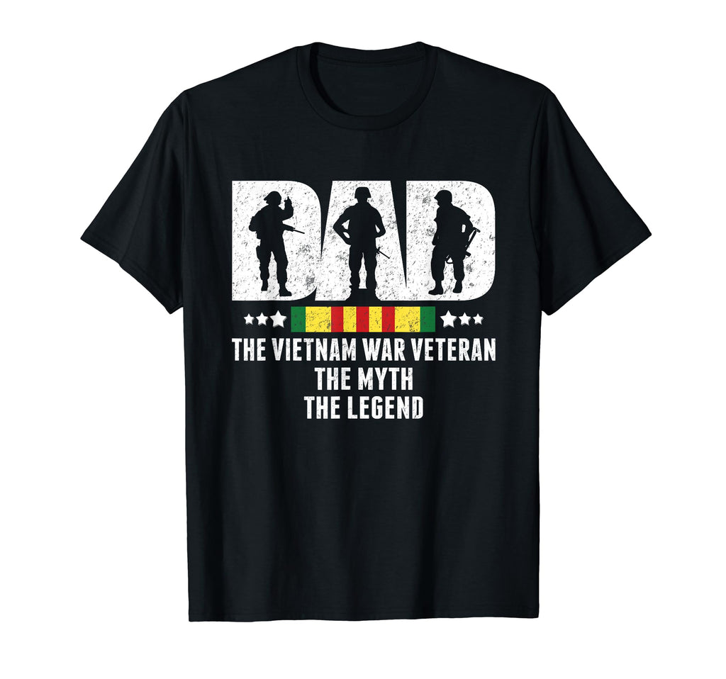 Dad Vietnam Veteran Myth Legend T-Shirt - Custom Art Print Men Women - T-Shirt, Sweatshirt, Hoodie