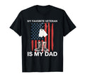 My Favorite Veteran Love Dad Soldiers T-Shirt - Custom Art Print Unisex - T-Shirt, Sweatshirt, Hoodie