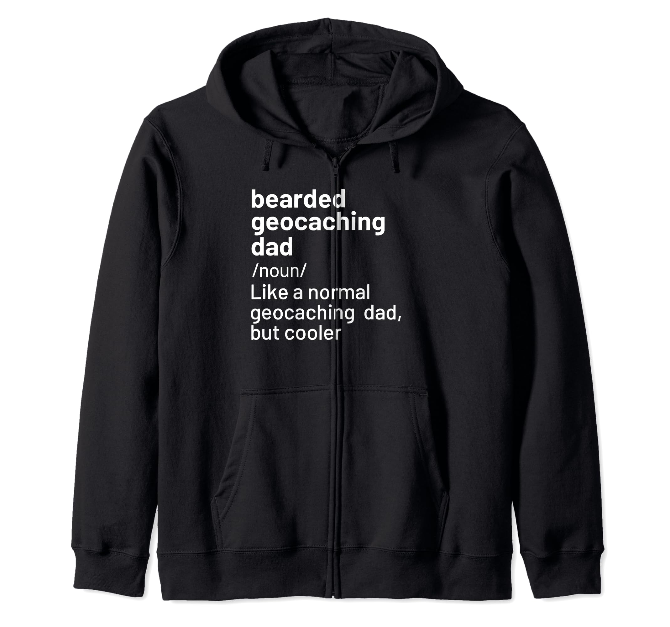 Bearded Geocaching Dad T Shirts T-Shirt - Minimalist Print Men Women - T-Shirt, Sweatshirt, Hoodie