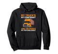 Trucker Driving Dad Trucker Father Hoodie - Novelty Apparel for Adults - T-Shirt, Sweatshirt, Hoodie