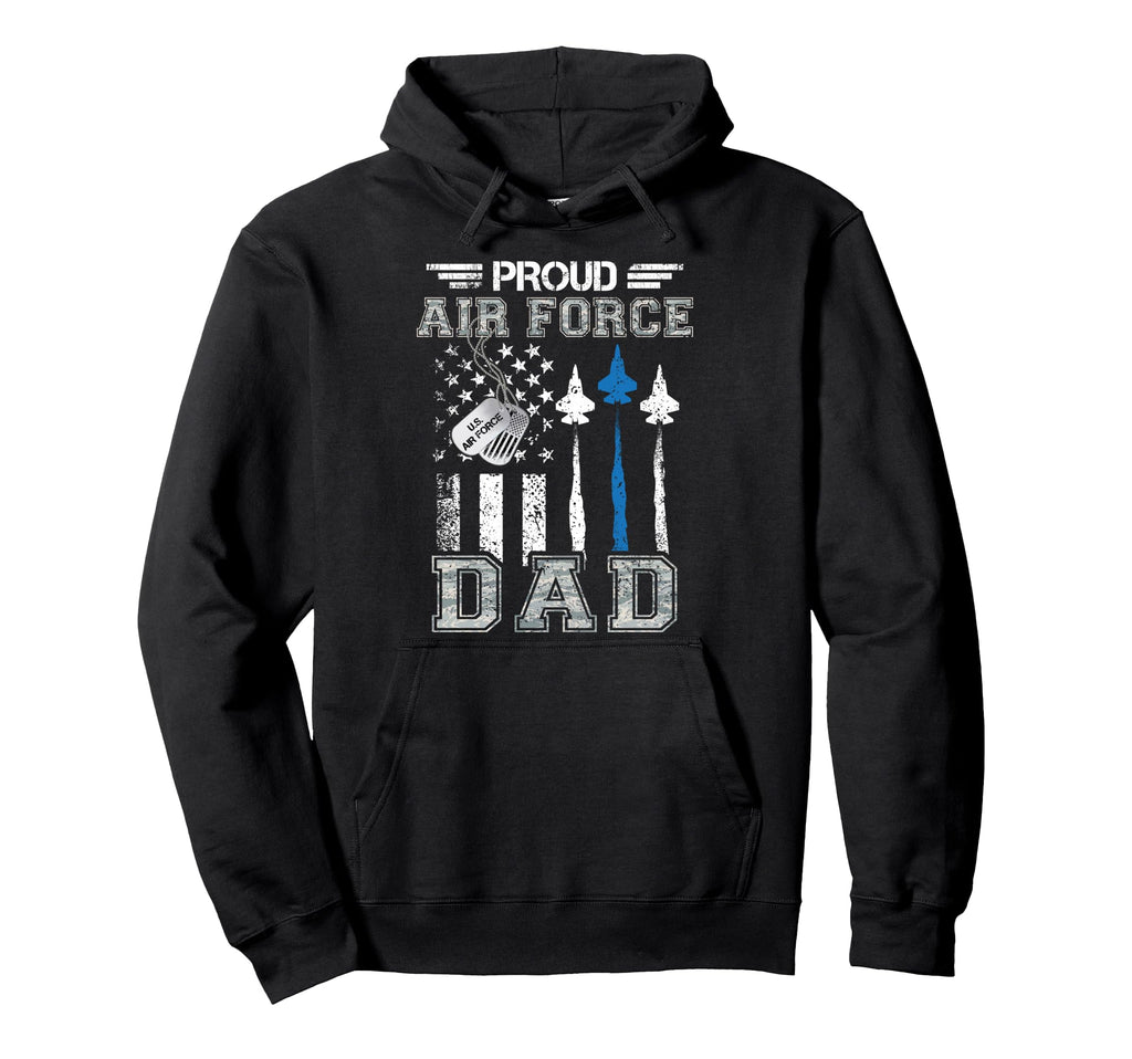 Proud Air Force Dad Us Air Force Graduation Hoodie - Unique Graphic Unisex - T-Shirt, Sweatshirt, Hoodie