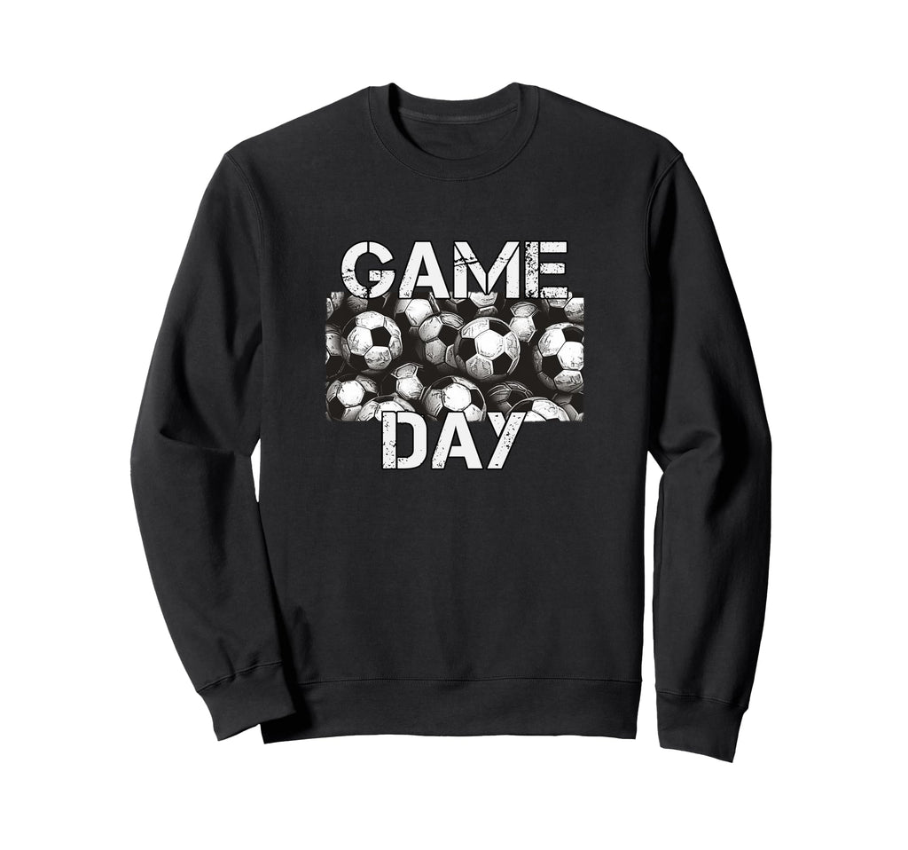 Game Day Soccer Player Sports Soccer Sweatshirt - Graphic Print for Adults - T-Shirt, Sweatshirt, Hoodie