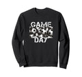 Game Day Soccer Player Sports Soccer Sweatshirt - Graphic Print for Adults - T-Shirt, Sweatshirt, Hoodie
