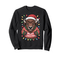 Wild Holiday Buffalo Bison Animal Merry Sweatshirt - Unique Graphic Unisex - T-Shirt, Sweatshirt, Hoodie