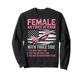 Female Air Force American Sweatshirt - Casual Everyday Wear Unisex - T-Shirt, Sweatshirt, Hoodie