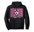 Soccer Sister Soccer Coquette Little Hoodie - Aesthetic Graphic for Adults - T-Shirt, Sweatshirt, Hoodie