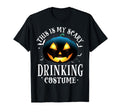 Drinking Halloween Matching Pajama T-Shirt - Novelty Apparel for Adults - T-Shirt, Sweatshirt, Hoodie