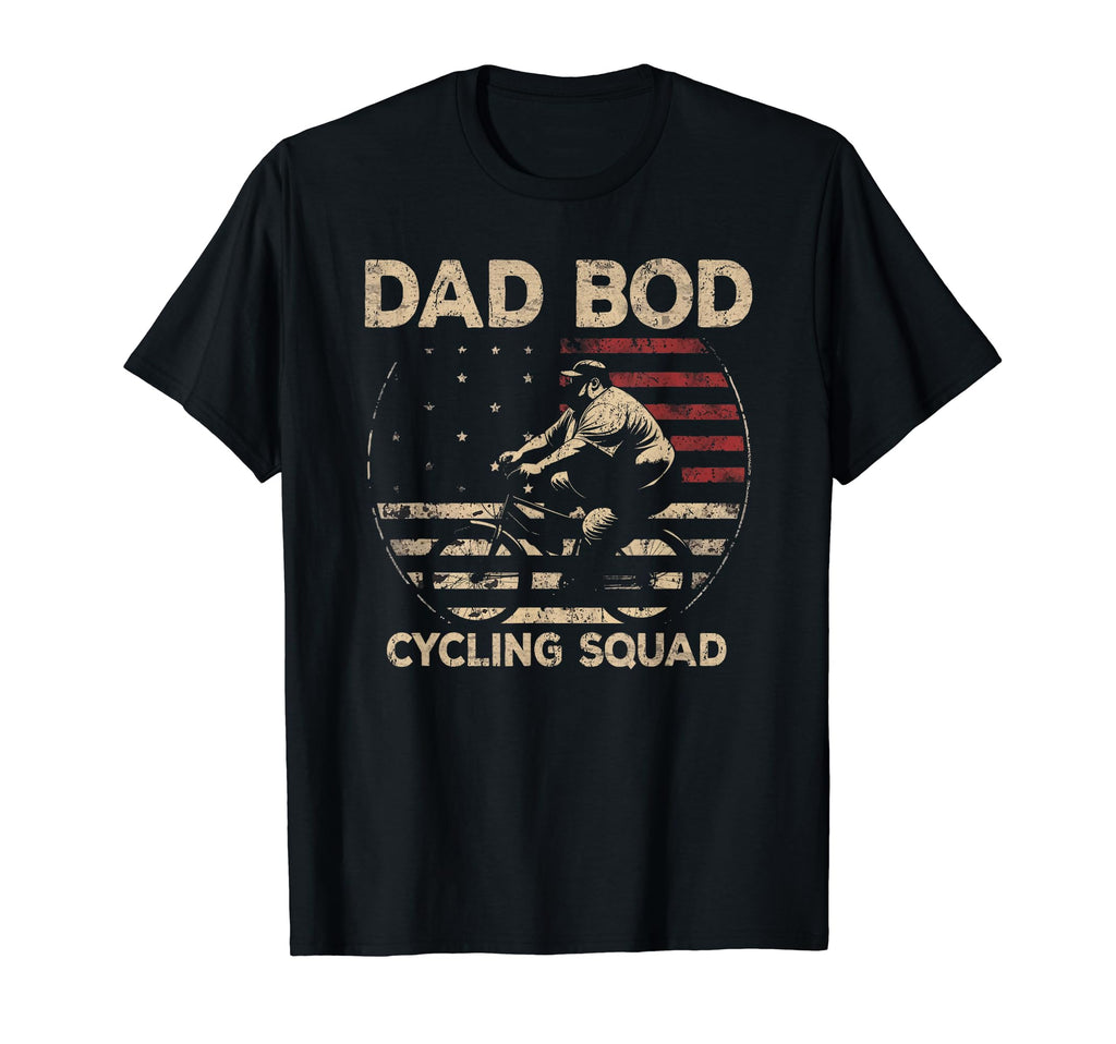 Dad Bod Cycling Squad Bicycle Dad Us T-Shirt - Unique Graphic for Adults - T-Shirt, Sweatshirt, Hoodie