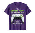 Gamer Papa Gaming Funny Fathers Day T-Shirt - Aesthetic Graphic Men Women - T-Shirt, Sweatshirt, Hoodie
