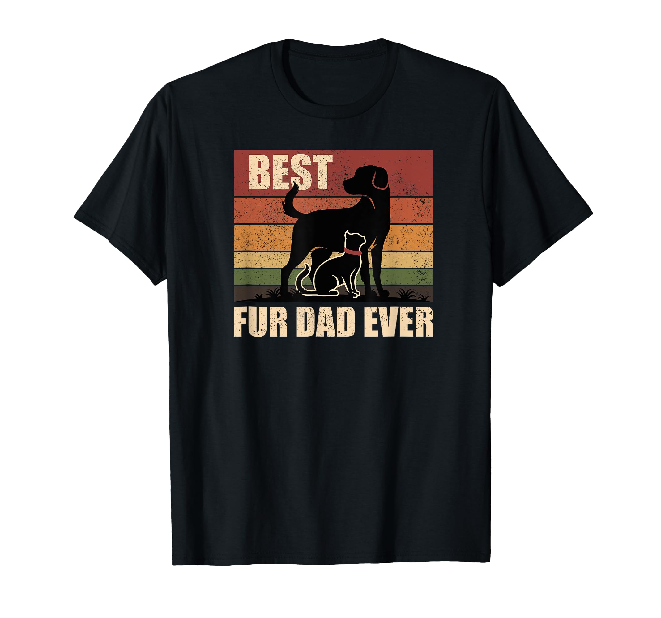 Funny Best Fur Dad Ever Dog And T-Shirt - Casual Everyday Wear for Adults - T-Shirt, Sweatshirt, Hoodie