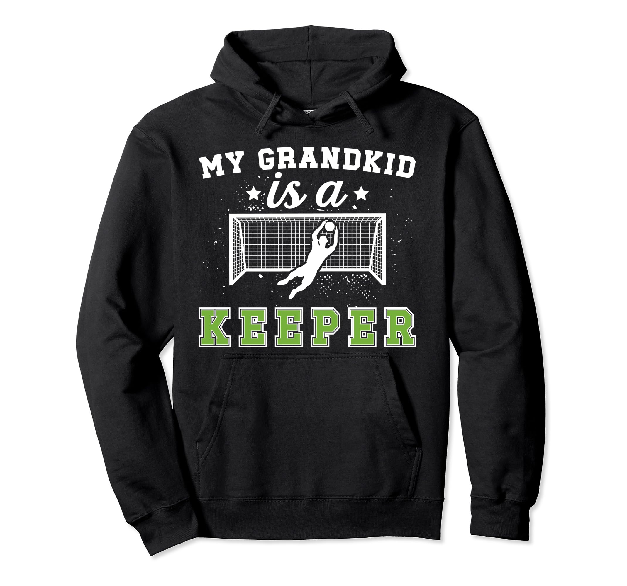 Proud Soccer Goalkeeper Grandpa Hoodie - Minimalist Print for Adults - T-Shirt, Sweatshirt, Hoodie