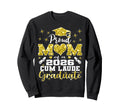 Proud Mom 2026 Cum Laude Graduate 26 Sweatshirt - Trendy Graphic for Adults - T-Shirt, Sweatshirt, Hoodie