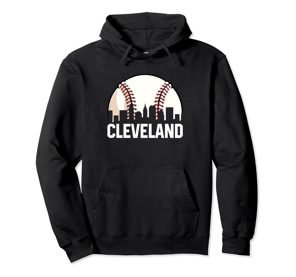 Cleveland Cityscape Dad Baseball Lover Hoodie - Trendy Graphic Unisex - T-Shirt, Sweatshirt, Hoodie
