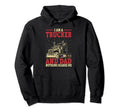 Truck Driver Fathers Day Funny Hoodie - Minimalist Print for Adults - T-Shirt, Sweatshirt, Hoodie