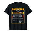 Handyman Hourly Rate Funny Fathers T-Shirt - Streetwear Style Men Women - T-Shirt, Sweatshirt, Hoodie