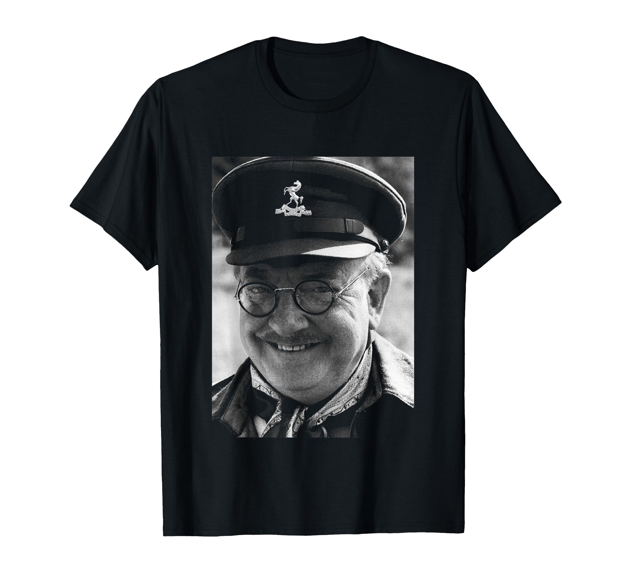 Dads Army Arthur Lowe Captain T-Shirt - Unique Graphic Men Women - T-Shirt, Sweatshirt, Hoodie