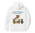 Busy Raising Baller Baseball Softball Hoodie - Custom Art Print for Adults - T-Shirt, Sweatshirt, Hoodie