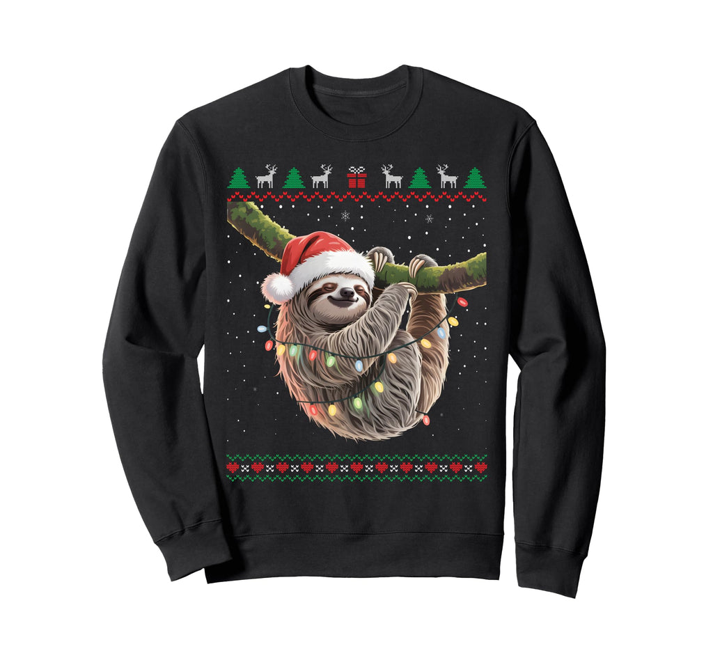 Sloth Funny Ugly Sweatshirt - Graphic Print Men Women - T-Shirt, Sweatshirt, Hoodie