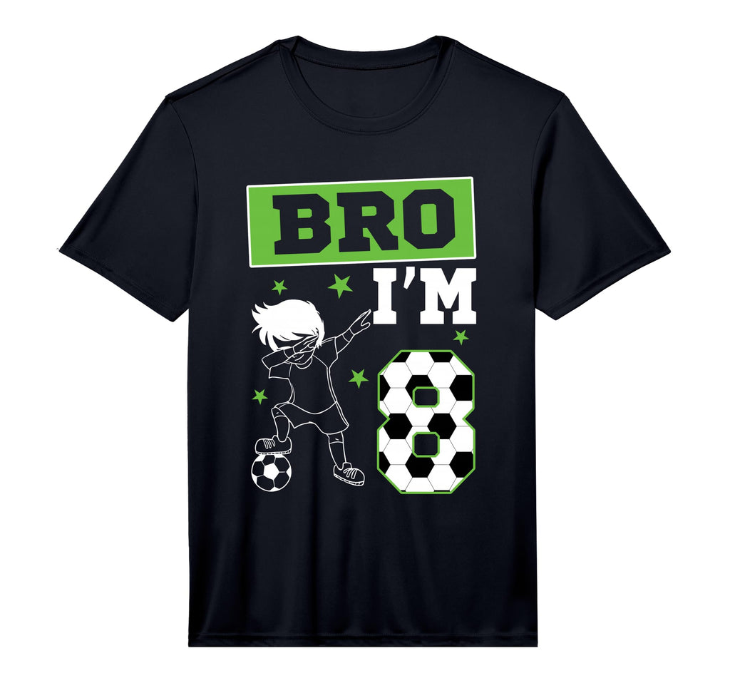 Bro Im 8Th Birthday Soccer Theme T-Shirt - Aesthetic Graphic Men Women - T-Shirt, Sweatshirt, Hoodie