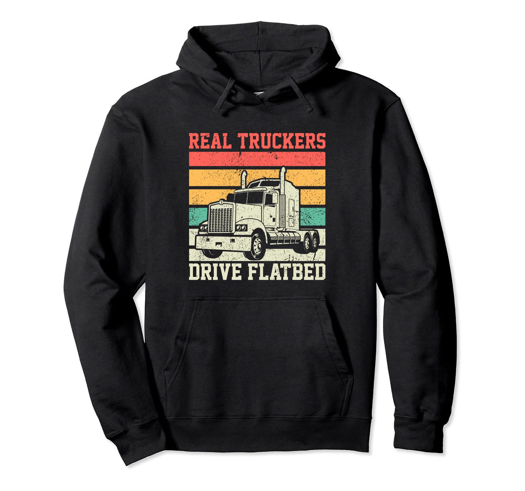 Truck Driver Trucker Freighter Delivery Hoodie - Minimalist Print Unisex - T-Shirt, Sweatshirt, Hoodie