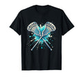 Lacrosse Splash Player Crossed Sticks T-Shirt - Novelty Apparel Men Women - T-Shirt, Sweatshirt, Hoodie