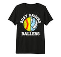 Busy Raising Ballers Funny Softball T-Shirt - Custom Art Print for Adults - T-Shirt, Sweatshirt, Hoodie